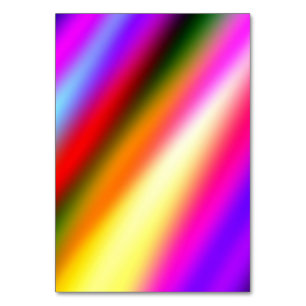 Blue pink ombre watercolor abstract pastel rainbow table number