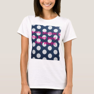 Blue Pink Polka Dots T-Shirt