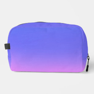Blue Pink sunset ombre Dopp Kit
