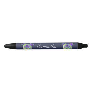 Blue pitbull dog personalised pen