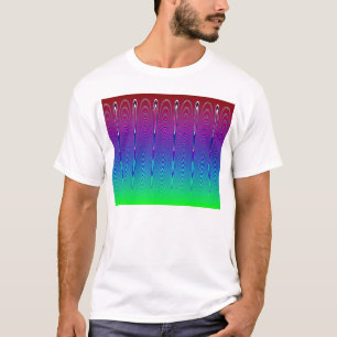 Blue Pixel Sunset #6 (app) T-Shirt