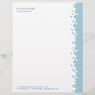 Blue Pixels letterhead Design