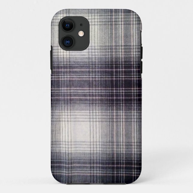 Blue plaid Case-Mate iPhone case (Back)