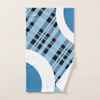 Blue Plaid Hand Towel