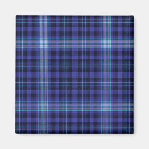 Blue Plaid Magnet