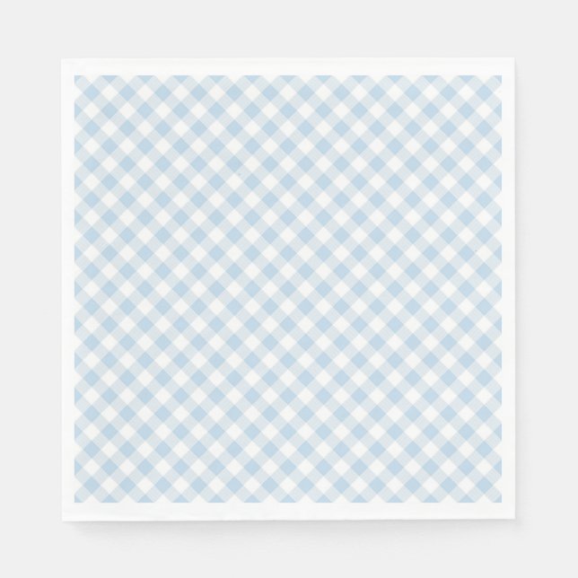 Blue Plaid Napkin (Front)