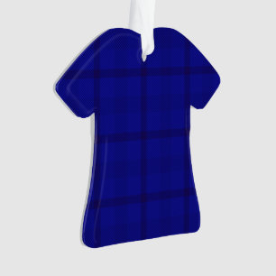 Blue Plaid pattern - Ornament