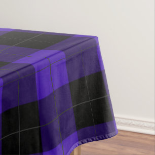 Blue Plaid Tablecloth