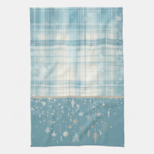 Blue Plaid Tea Towel