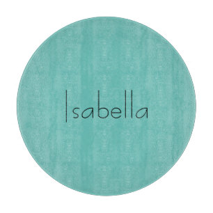 Blue Plain Creative Modern Name Minimalist Cutting Board