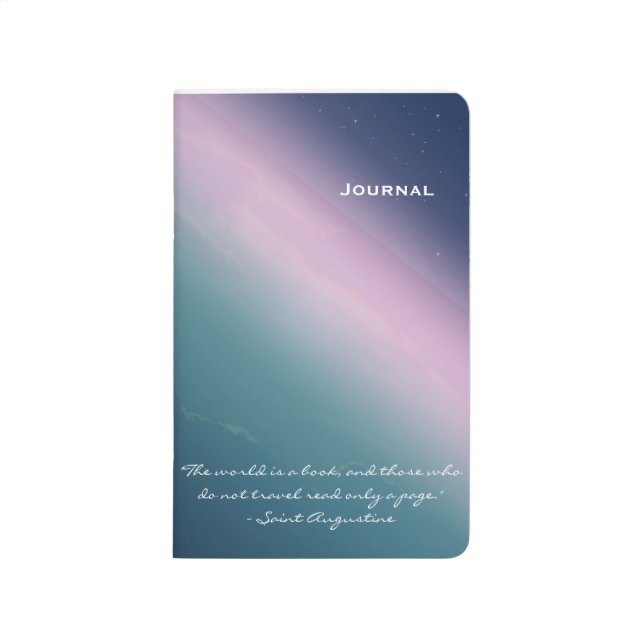 Blue Planet Pocket  Travel Journal (Front)