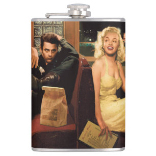 Blue Plate 2 Hip Flask