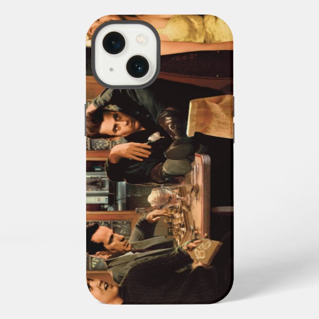 Blue Plate iPhone Case (Back)