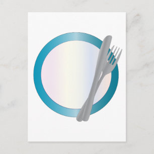 Blue Plate Special Postcard