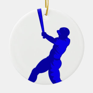 Blue Player Ceramic Tree Decoration