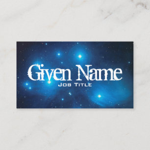 Blue Pleiades Business Card