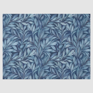 Blue plume tissue paper