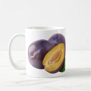 Blue plums coffee mug