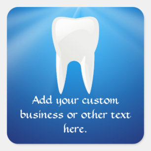 Blue Plunge Dental / Dentist Office Custom Sticker