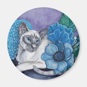 Blue Point Siamese cat Magnet