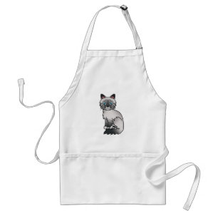 Blue Point Tabby Birman / Ragdoll Cat Standard Apron