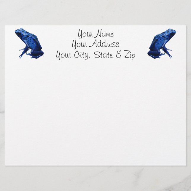 Blue Poison Dart Frog (Front)