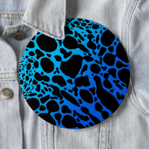 Blue Poison Dart Frog 6 Cm Round Badge