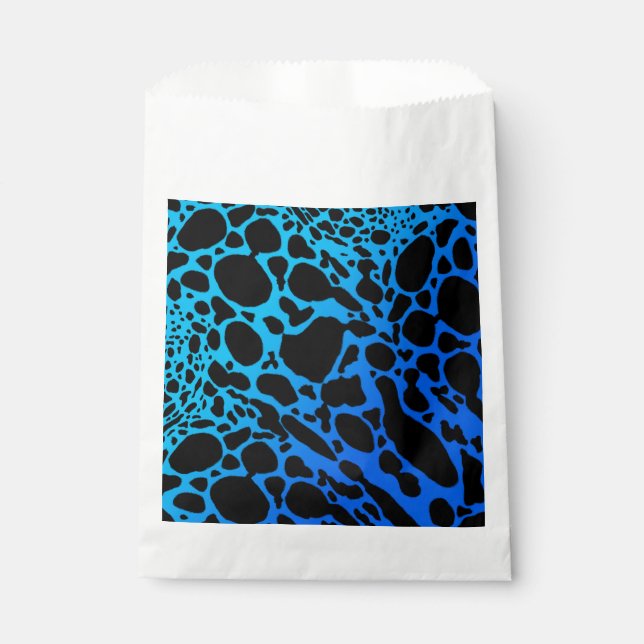 Blue Poison Dart Frog Favour Bags (Front)