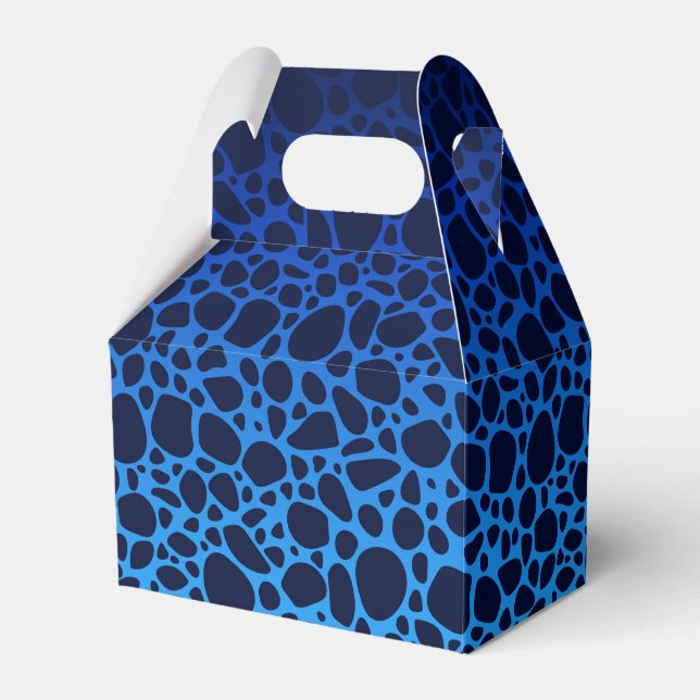 Blue Poison Dart Frog Pattern Gift Box (Front Side)