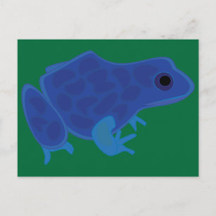 Blue Poison Dart Frog Postcard