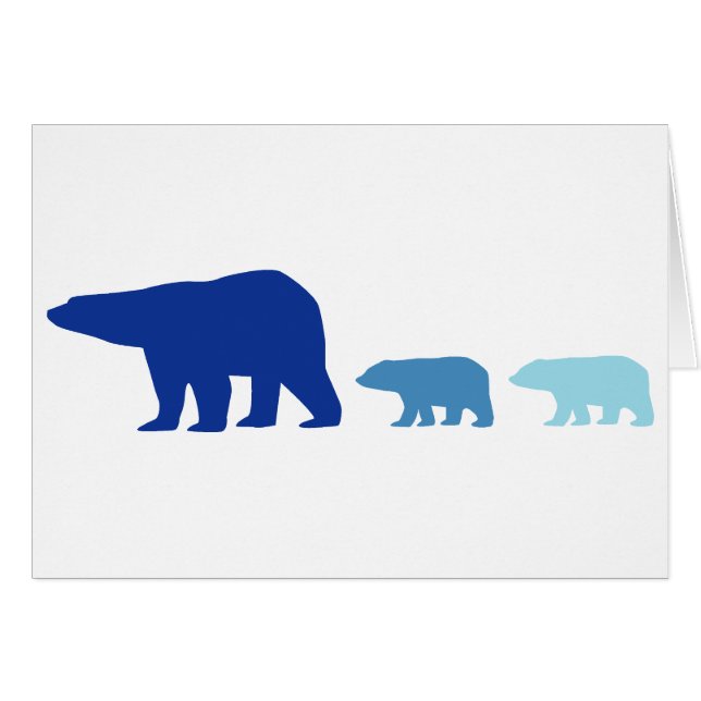 Blue Polar Bear (Front Horizontal)