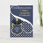 Blue Police Academy Graduate Congratulations