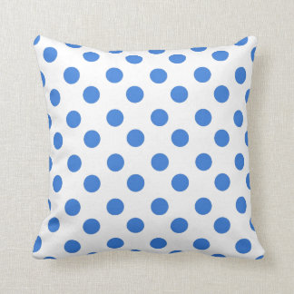 Blue Polka Dot Cushion