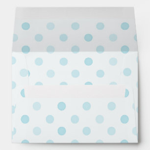 Blue Polka Dot Envelope A7