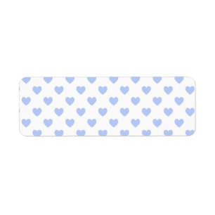Blue Polka Dot Hearts