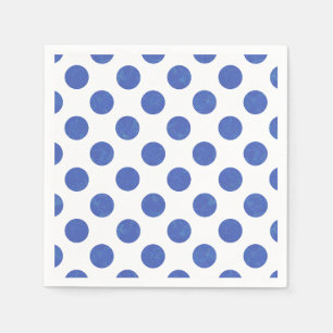 Blue Polka Dot Napkin