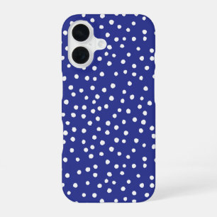 Blue Polka Dot Pattern Phone Case