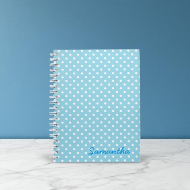 Blue Polka Dot Planner (Creator Uploaded)