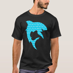 Blue Polka Dot Shark International Dot Day 1 T-Shirt