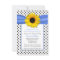 Blue Polka Dot Sunflower Boy Baby Shower