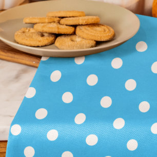 Blue Polka Dot Tea Towel