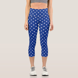 Blue Polka Dots Capris