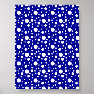 Blue Polka Dots Download Poster