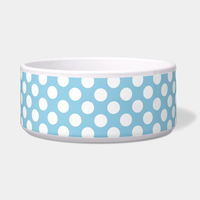 Blue Polka Dots, Polka Dot Pattern, Dots, Dotted (Front)