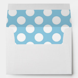 Blue Polka Dots, Polka Dot Pattern, Dots, Dotted Envelope