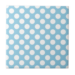 Blue Polka Dots, Polka Dot Pattern, Dots, Dotted Tile