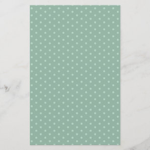 Blue Polka Dots Scrapbook Paper Sheet