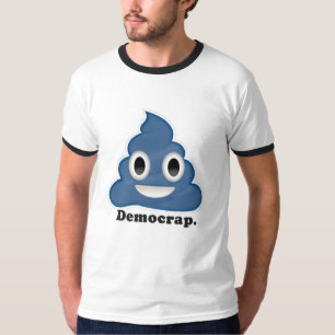 Blue Poo Democrap - T-Shirt