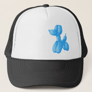 Blue Poodle Trucker Hat