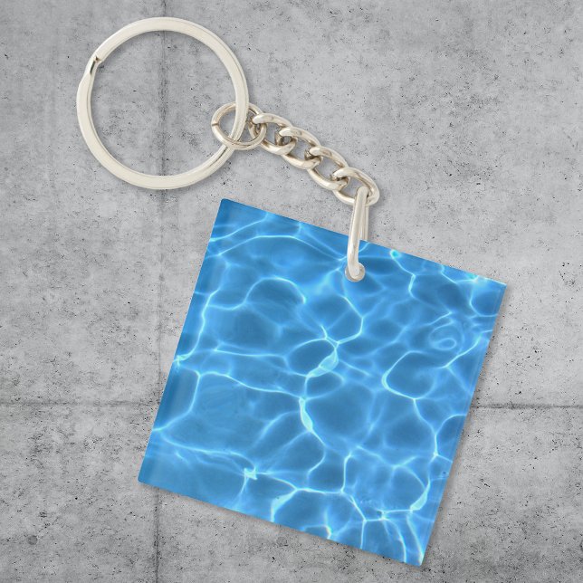 Blue Pool Pattern Key Ring (Creator Uploaded)